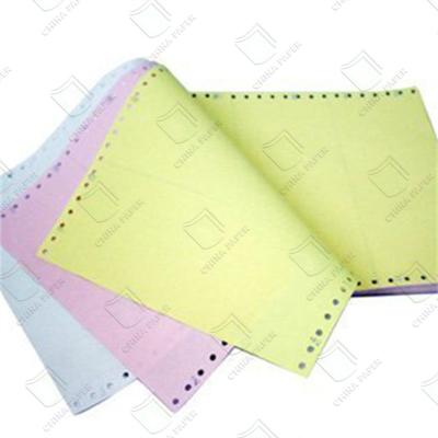 China Blank NCR Carbonless Continuous Computer Printing Paper 2ply 3ply 4ply In Hot Sale for sale