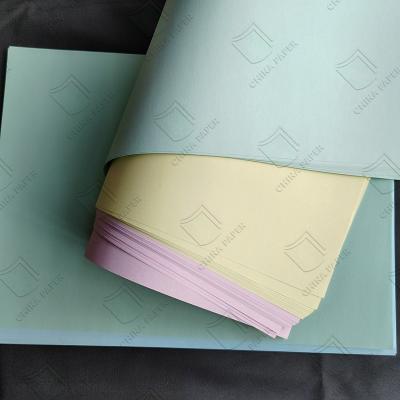 China Computer Printing Colorful Non Carbon Copy Paper Jumbo Rolls for sale