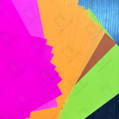 China Fluorescent Pink And Green Color Paper In Customized Size for sale