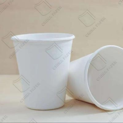 China Uncoated Food Packaging Cupstock Base Paper No PE Disposable Tableware Paper In From 150g-300g for sale