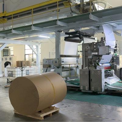 China China Paper Factory Kraft Paper Adhesive Sticker for sale