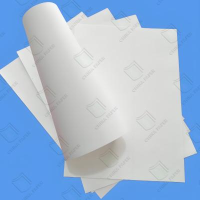 China Sheet / Roll MG White Bleached Kraft Paper For Gift Food Packing MG Paper for sale