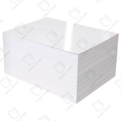 China High Glossy And Smoothness C2s Art Paper Papel Couche Glossy / Matt In 115/128gsm In Sheet  700*1000mm for sale