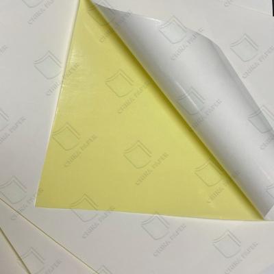 China High Quality OEM Printing Cast Coated Self Adhesive Stickers Paper for sale