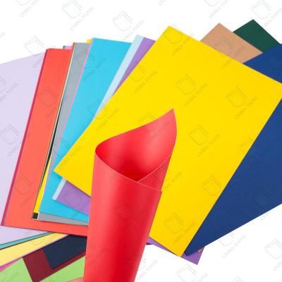 China 70g/75g/80g 100% Wood Pulp Woodfree Color Paper For Crafting Printing And Art Supplies Gift Wrapping for sale