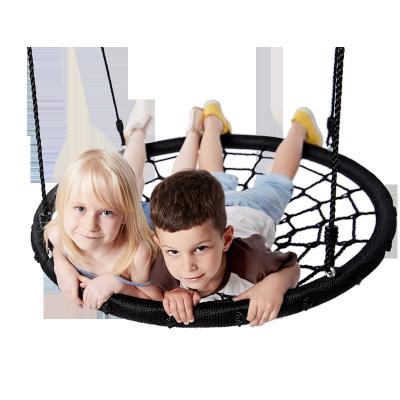 China 100cm Round Modern Tree Web Arming Rope Kids Devil Knit Nest Swing Toys Set for sale