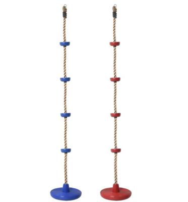 China EUROPEAN Multicolor Plastic Tree Swing Disc Climbing Rope Swing Set For Kids for sale