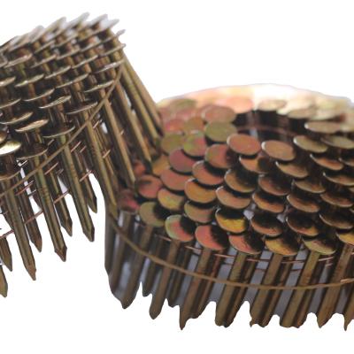 China 1-1/4X0.12 Flat Coil Nails China Copper Coil Roofing Nail for sale