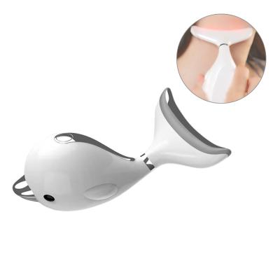 China Vibrating Skin Revitalizer Face Neck Lift Ion Anti Wrinkle Galvanic Beauty Tool Neck Wrinkle Therapy Skin RF Instrument for sale