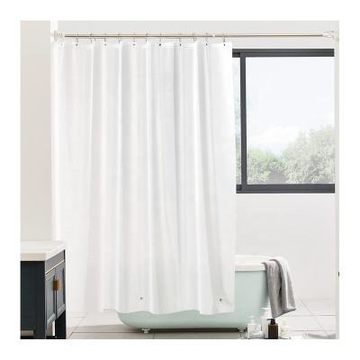 China Wholesale Custom Sustainable Frosted Heavy Duty Waterproof African Shower Curtain Bathroom PEVA Shower Curtain for sale