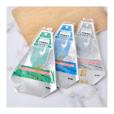 China Disposable BOPP Sandwich Packaging Cool-Keeping Anti-fog Plastic Bag for sale