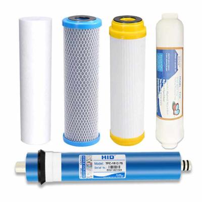 China Hot Sale Hotel Home Use Set Reverse Osmosis Membrane Filters For RO Water Purifier for sale