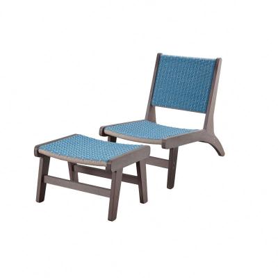 China Cheap Factory Eco - Friendly Convertible Lounge Chair Outdoor All Weather Outdoor Furniture for sale