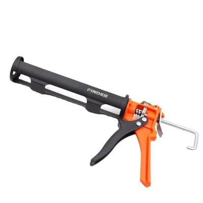 China Durable Portable Door and Window Glass Glue Gasket Silicon Shaft Caulking Gun Best Industrial Rotary Glue Gun for sale