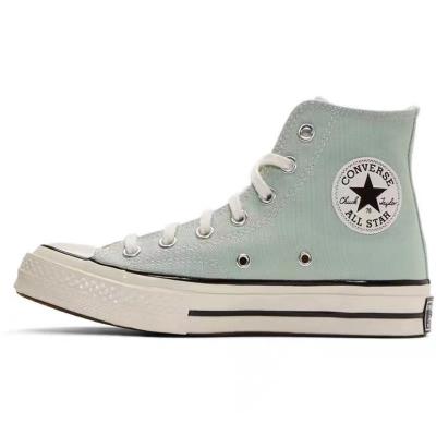 China Korean canvas shoes original 1970s canvas shoes wholesale price quality 2022 fashion trend women's gray high top shoes for men and women new for sale