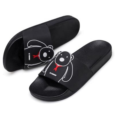 China Soft Outdoor Men Anti-slippery Slippers Summer Non-slip Male Rubber Beach Slippers Strap Bathroom Home Slipper for sale