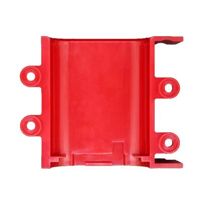 China Injection Molding Manufacturer Supply Red Plastic Housing Plastic Box For Electrically - Insulated Control Motor Mpt-00404 for sale