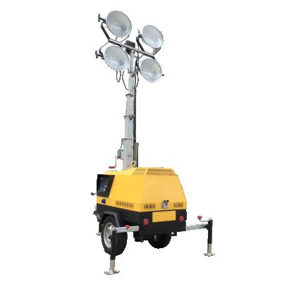 China Led Tower Light Small Portable Mobile Light Tower L4360*W1430*H1450 for sale