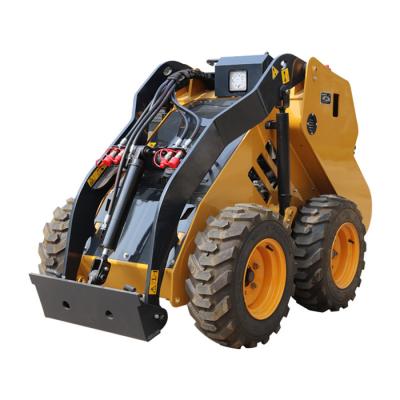 China Construction worksÂ   2018 chinese mini skid steer loader wheel loader with paddle fork made in china for sale