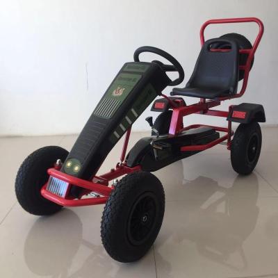 China STEEL Exterior New Design New Model Popular Sand Kart Ride-on Road Adult Pedal Go Kart for sale