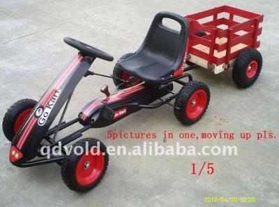 China One person steel pedal go kart for sale