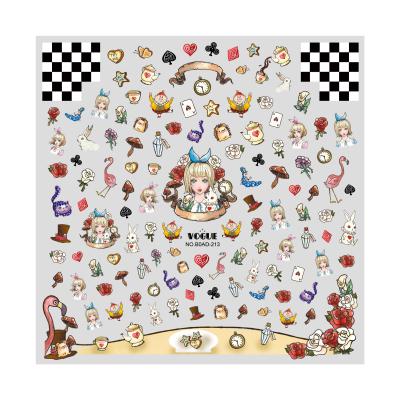 China Over 250 styles stickers professional ultra thin new year nail stickers for sale