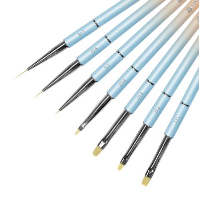 China Nail Art Drawing Gradient Gel Brush Kit for sale