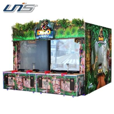 China Coin Operated Dino Invasion Arcade Machine Amusement Game W3380xD3130xH2730 (mm) for sale