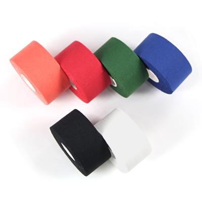 China Plain 100% Cotton White Cotton Wrapping 100% Medical Sports Tying / Athletic Adhesive Tape for sale