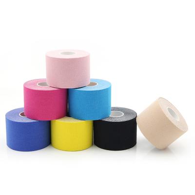 China Colorful Waterproof Breathable Musle Pain Relief Kinesiology Tape With High Quality for sale