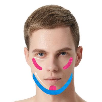 China Kinesiology Unisex V Band Facial Lifting Tape Reduce Wrinkles To Face Beauty Tape for sale