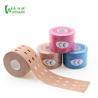 China Best Animals Factory Price Punched Kiniesiology Tape Treatment Holes Tape Therapy Kinesiology Tape for sale