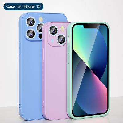 China 2021 New Anti-drop Lens Custom Designer Cell Sublimation Cell Phone Case Shockproof Protection TPU Accessories For iPhone 13 Pro Max for sale