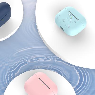 China 2021 new solid color silicone case for airpods 3 custom for sale