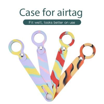 China All Crowd Hot Sale Printed Multicolor Wear Resistant Silicone Protective Case For Airtag for sale