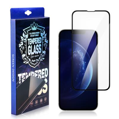 China Protect New Anti Blue Light Phone Screen Package Mobile Cell Phone 9D Tempered Glass Screen Protector Unbreakable Exquisite For iPhone 13 Pro Max for sale