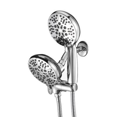 China With Aquacubic High Pressure Diverter Chrome 7 Rainfall Rain Top Shower Head With Hand Held Shower for sale