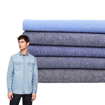 China Woven Fabric Polyester Breathable Cotton Yarn Dyed Oxford Linen Shirting Fabric For Men's Uniform Shirts for sale