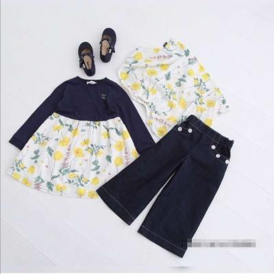 China Cotton Sustainable Jacquard Floral Printed Fabric For Girls Dressing Textile for sale