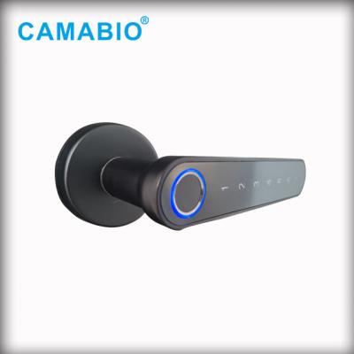 China CAMA-TL03 Cheap Zinc Alloy Single Handle Fingerprint Door Lock Capacitive Fingerprint Verification Module for sale