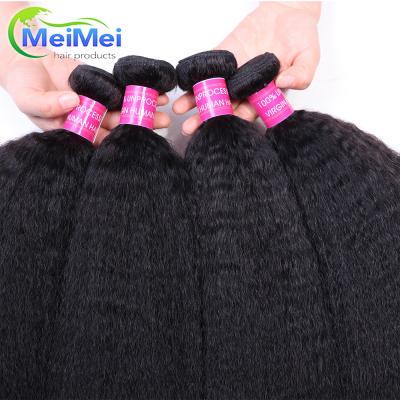 China Remy Brazilian Cuticle Align Raw Small CURLY STRAIGHT Virgin Human Hair No Tangle Raw Unprocessed Virgin Curly Straight Hair for sale