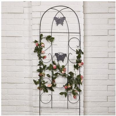 China Factory Supply Decorative Metal Powder Coated Garden Trellis Easily Assembled, Garden Trellis, Garden Metal Wall Trellis for sale