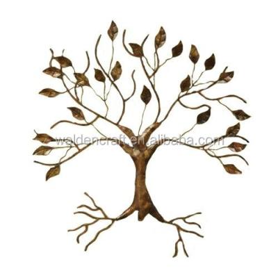 China China 100% handmade antique graffiti flamed metal copper home decorative tree for sale