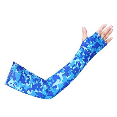 China Breathable Custom Printed Universal Sun UV Protection Arm Cooling Sleeves for sale