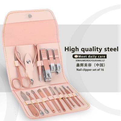 China Stainless Steel Eyebrow Grooming Kit Manicure Tools Nail Manicure Pedicure Nail Acrylic Manicure Set for sale