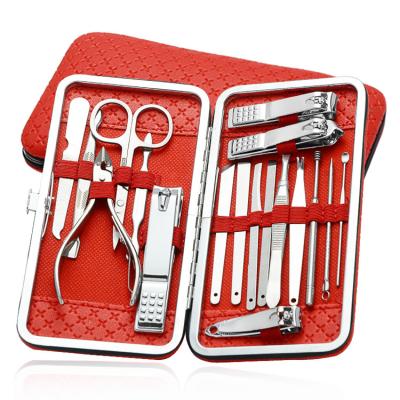 China Mini Stainless Steel Manicure Tools Nail Cutter Care Pedicure Manicure Set for sale