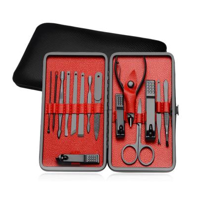 China Stainless Steel Eyebrow Grooming Kit Nail Cutter Care Pedicure Nail Pedicure Manicure Set for sale