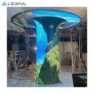 China High quality custom wholesale outdoor cylinder flexible led screen display INDOOR AND OUTDOOR for sale