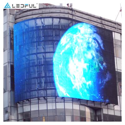 China Indoor High Refresh LED Display P3.91 P7.8 Transparent HD Transparent Advertising Glass Video Indoor LED Video Display for sale