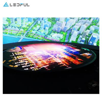 China Stage Background LED Display P4.81 Large Large Indoor & Outdoor LED Display Flexible Screen for sale